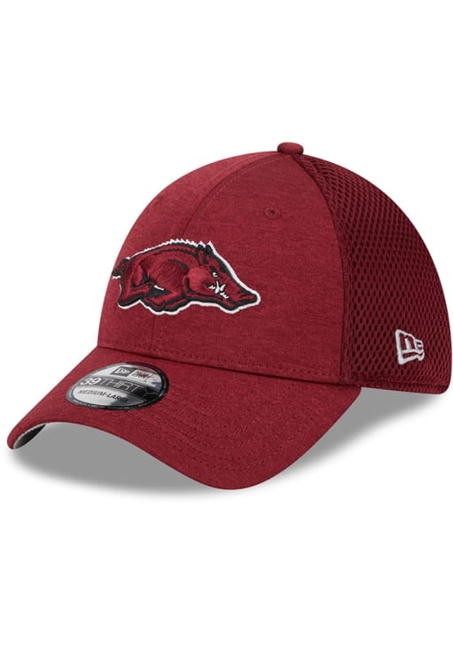 Youth Razorback Hat Arkansas Razorbacks JR 2T Basic 39THIRTY CARDINAL New Era Youth Flex ...