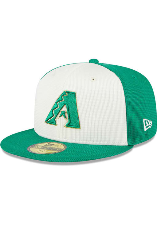 Arizona Diamondbacks Mens 2024 St Patricks Day 59FIFTY GREEN New