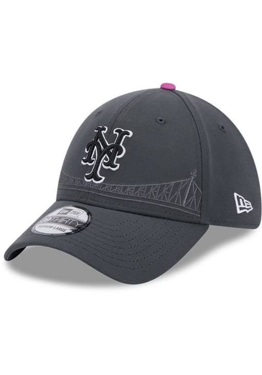 mainstory cap Ｍ-L New York Mets Mens 2024 MLB City Connect 39THIRTY GREY New Era