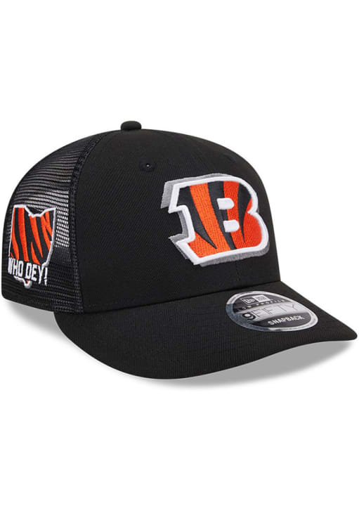 New Era Cincinnati Bengals BLACK 2024 NFL Draft Trucker LP9FIFTY