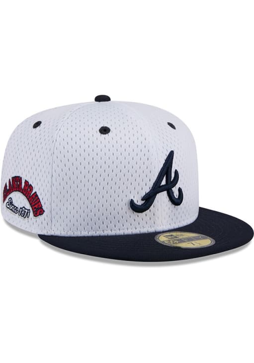 New Era Retro Braves Hat New Era Atlanta Braves Retro Crown Relaxed Heritage Fit Wool 59fifty Hat  1/2