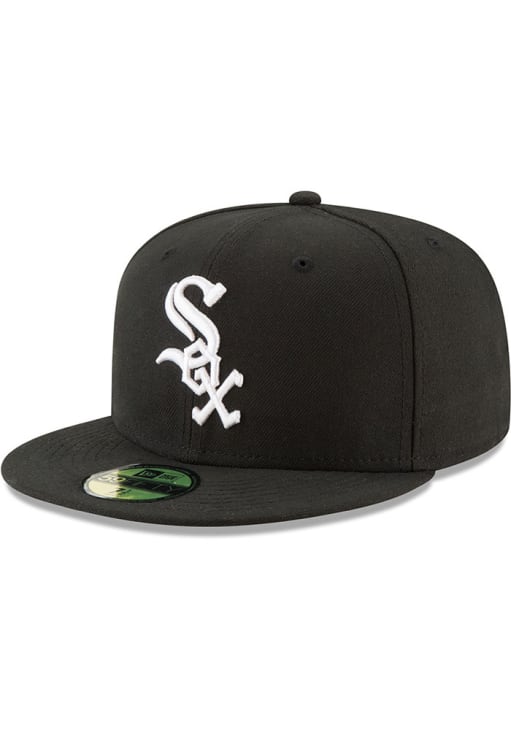 Chicago White Sox Mens 2024 Jackie Robinson Day 59FIFTY BLACK New