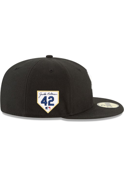 Chicago White Sox Mens 2024 Jackie Robinson Day 59FIFTY BLACK New