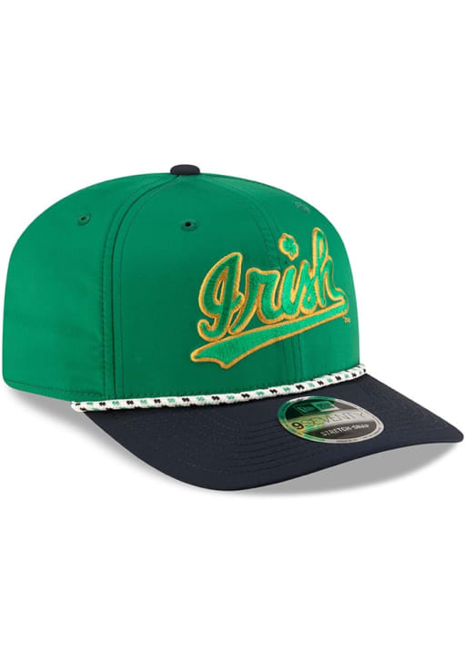 New Era Notre Dame Fighting Irish KELLYGREEN Rope 9SEVENTY Stretch