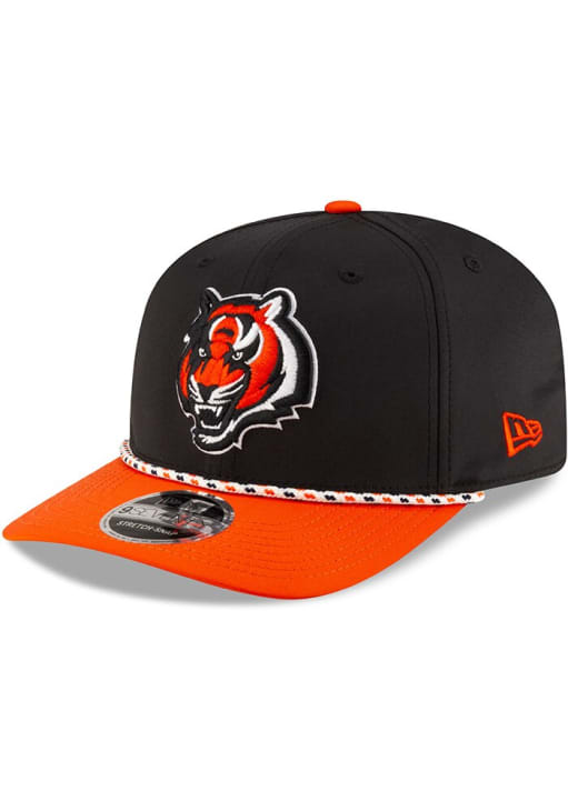 New Era Cincinnati Bengals BLACK Rope 9SEVENTY Stretch Snap Adjustable ...