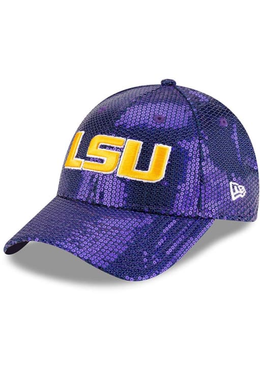 LSU Tigers New Era Womens PURPLE Womens Sequin Adjustable Adjustable Hat -  59025797