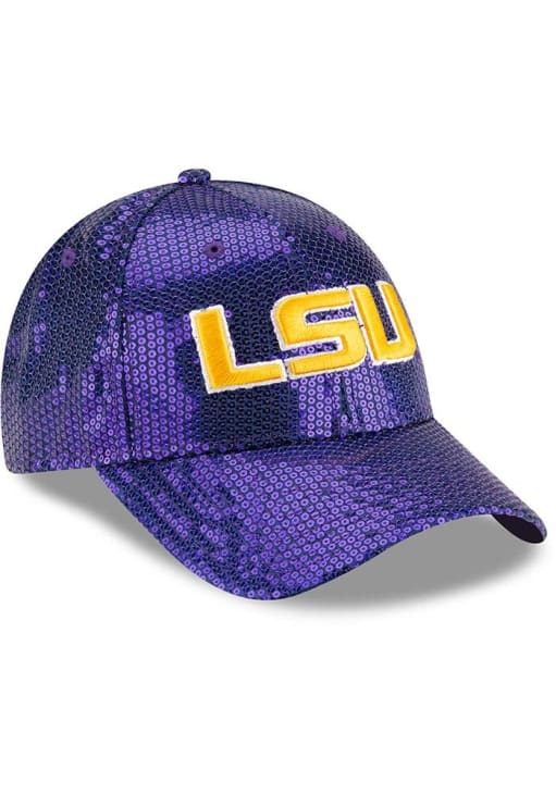 LSU Tigers New Era Womens PURPLE Womens Sequin Adjustable  display picture 3