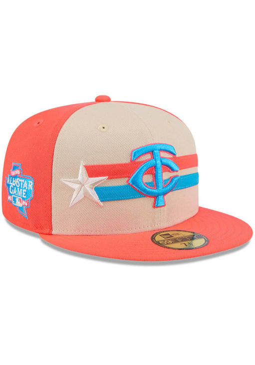 Minnesota Twins Mens 2024 All-Star Game 59FIFTY CORAL New Era