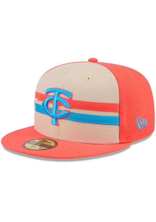 Minnesota Twins Mens 2024 All-Star Game 59FIFTY CORAL New Era