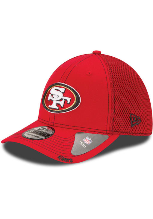 49ERS NEW ERA 39THIRTY キャップ L-XL San Francisco 49ers Mens Team Neo 39THIRTY Red New Era Flex Hat