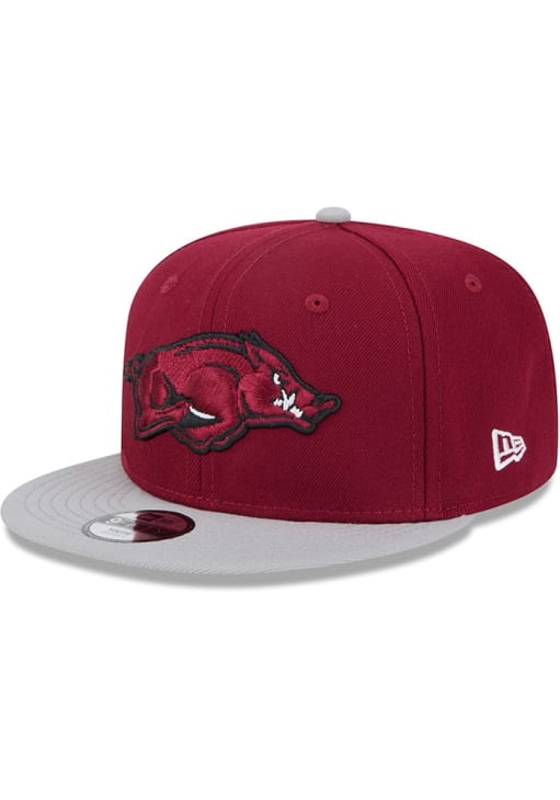 Youth Razorback Hat Arkansas Razorbacks 2T Evergreen JR 9FIFTY CARDINAL New Era Youth ...