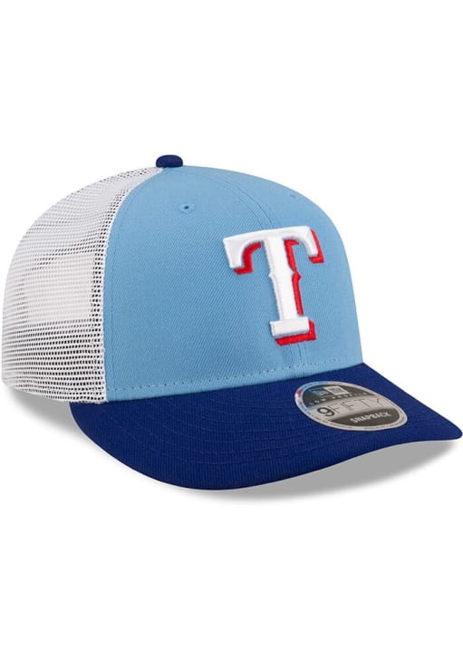 New Era Texas Rangers LIGHT BLUE LP9FIFTY Adjustable Hat - 59027249