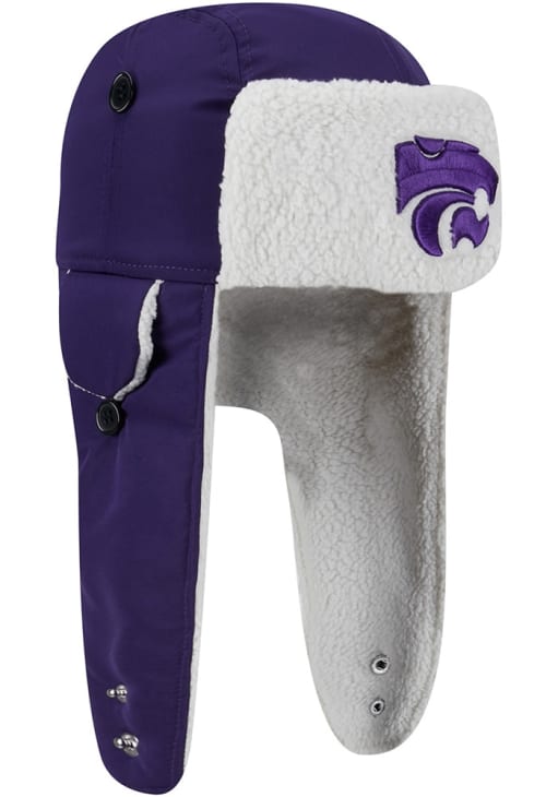 帽子 22FW MASSES KINT CAP K-State Wildcats New Era PURPLE Trapper Mens Knit Hat - 59027769