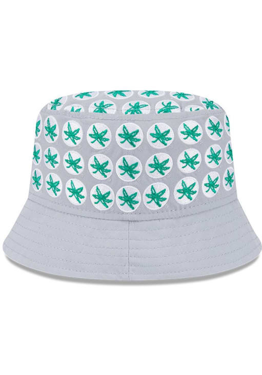 New Era Ohio State Buckeyes GREY Helmet Bucket Hat - 59027858
