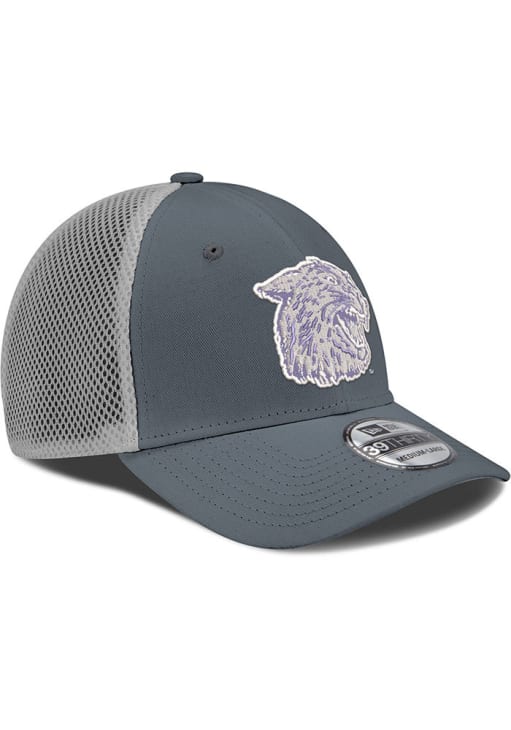K-State Wildcats New Era GREY Neo 39THIRTY Flex Hat - 59027933