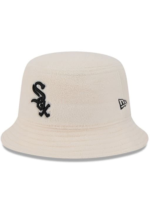 New Era Chicago White Sox White Cozy Sherpa Bucket Hat - 59029335