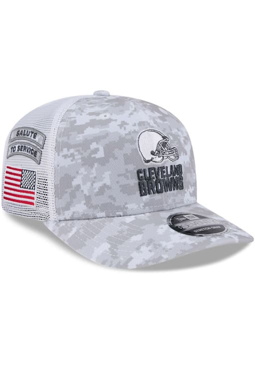 New Era Cleveland Browns White 2024 Salute to Service 9SEVENTY