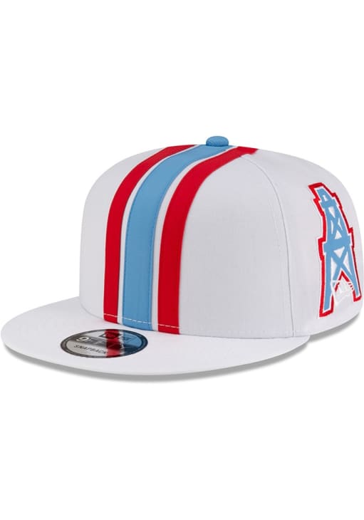 Houston Oilers New Era White Helmet 9FIFTY Snapback Hat - 59029940