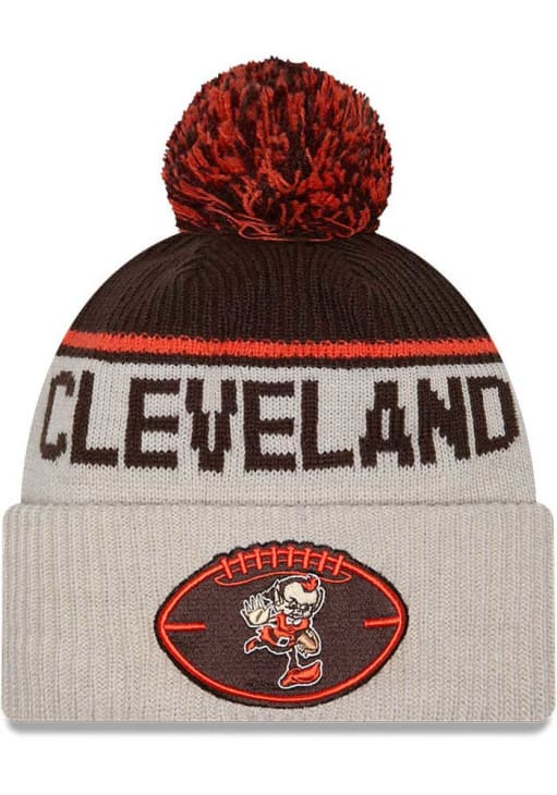Cleveland Browns New Era IVORY 2024 Sideline Historic Sport Cuff