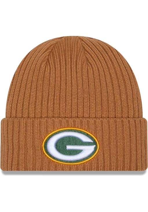 Green Bay Packers New Era BROWN Color Pack OTC Logo Cuff Knit Hat