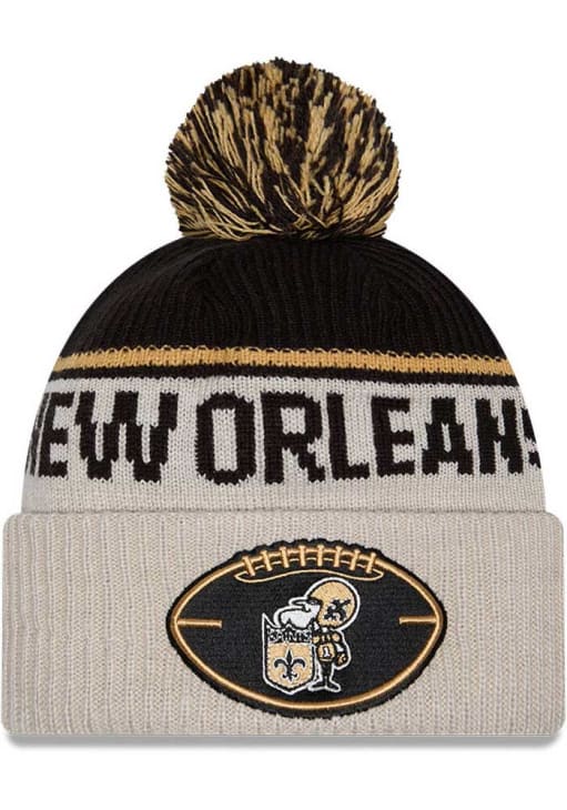 New Orleans Saints New Era IVORY 2024 Sideline Historic Sport Cuff