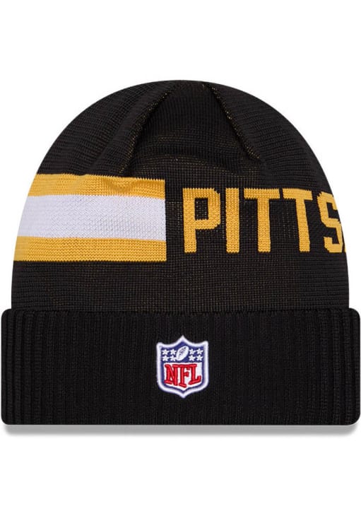 Pittsburgh Steelers New Era BLACK 2024 Sideline Tech Knit Hat