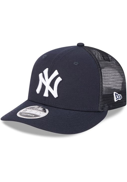 WACKOMARIA×NEW ERA/9FIFTY TRUKER (NAVY) New Era New York Yankees NAVY Trucker LP 9FIFTY Adjustable Hat