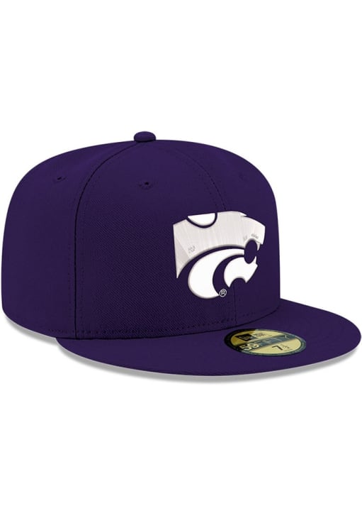 帽子 main story 26ss cap S/M lilas K-State Wildcats New Era PURPLE 59FIFTY Fitted Hat - 59031193
