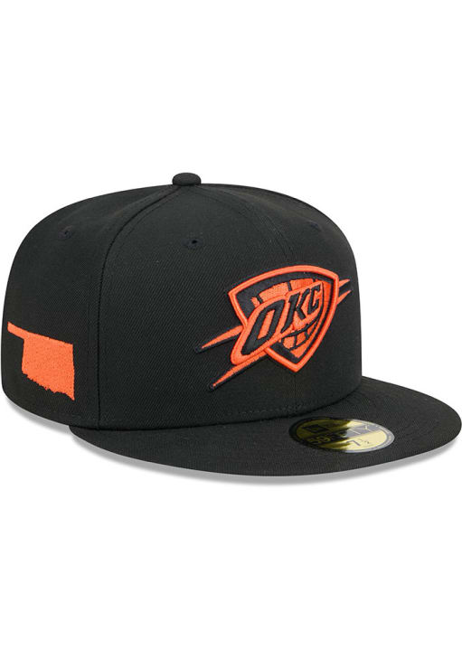 Oklahoma City Thunder Mens 2024 NBA City Edition 9SEVENTY Design