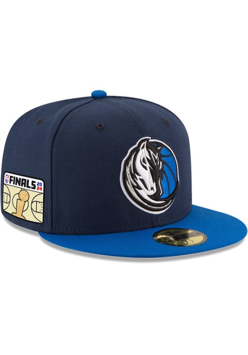 Dallas Mavericks Mens 2024 NBA Finals Side Patch 59FIFTY NAVY New
