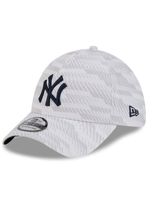 New York Yankees Mens Graded 39THIRTY White New Era Flex Hat