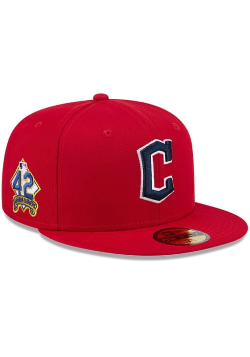 NEW ERA ガーディアンズ　インディアンス　キャップ Cleveland Guardians Mens MLB25 Jackie Robinson Day 59FIFTY Red New