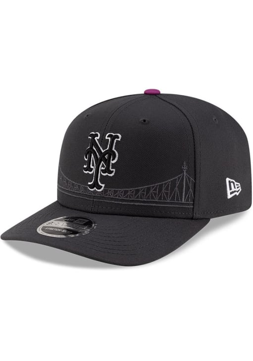 NEW YORK METS 9THIRTY the Apartment L/XL New Era New York Mets BLACK 2025 City Connect Official Stretch