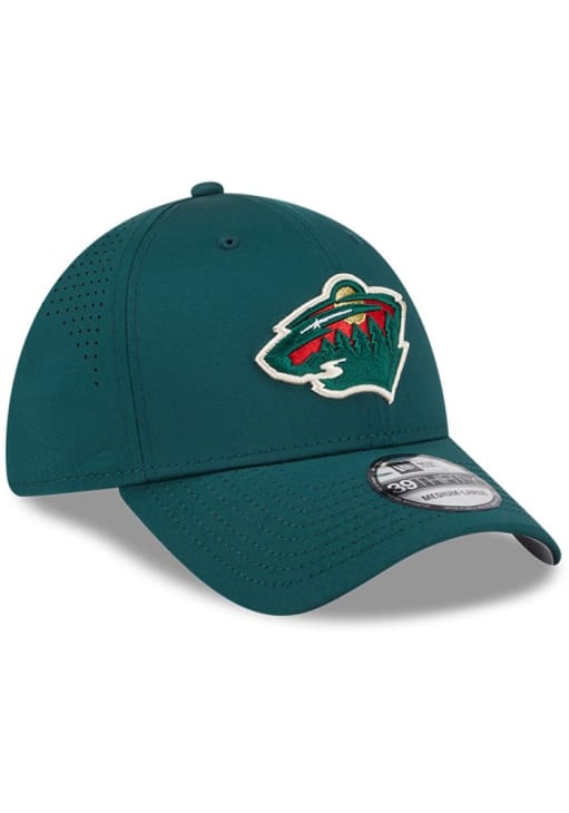 Minnesota Wild Mens Mid Perf 39THIRTY GREEN New Era Flex Hat