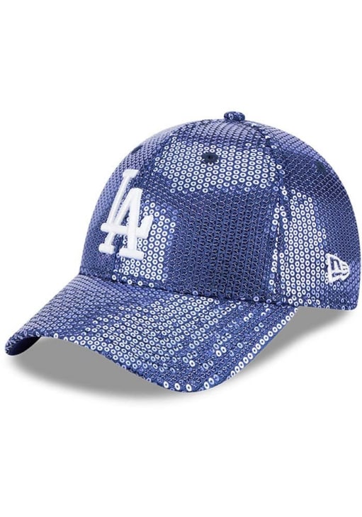 Los Angeles Dodgers New Era Womens ROYAL Sequin 9FORTY Adjustable Hat -  59034190