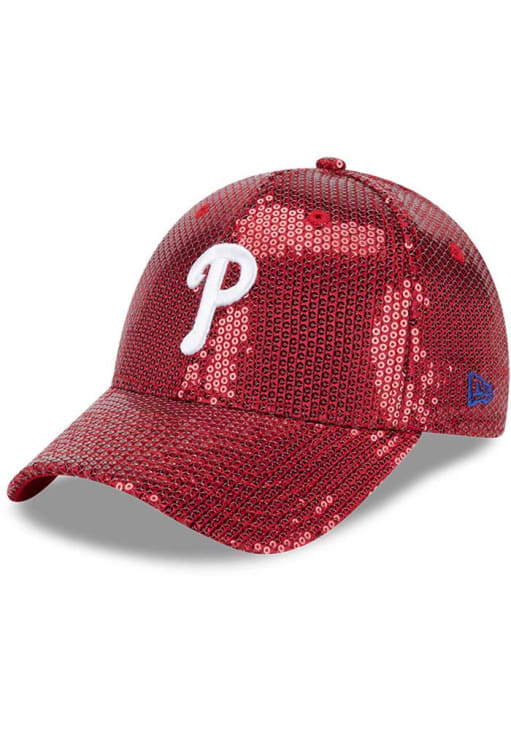 Victoria\'s Secret Cleveland Indians MLB Navy Sequin baseball Cap with Red Logo Cleveland Indians Hats for Sale up to 90% Off: Poshmark main image 2