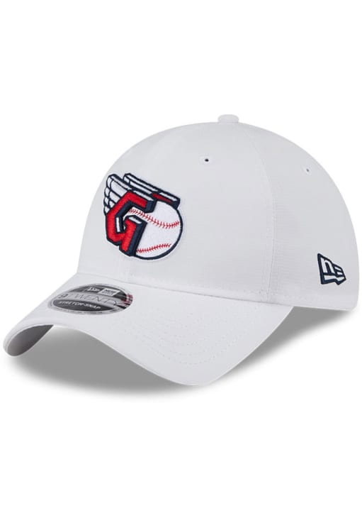 New Era Cleveland Guardians White Ripstop Stretch Snap 9TWENTY