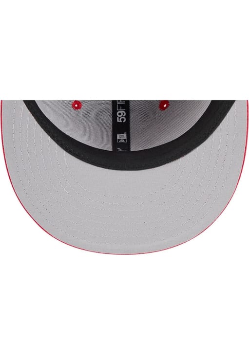 Texas Rangers Mens 2025 City Connect Batting Practice 59FIFTY Red