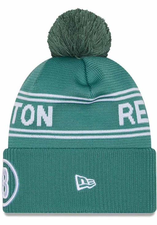 Boston Red Sox New Era GREEN 2025 City Connect Official Pom Knit