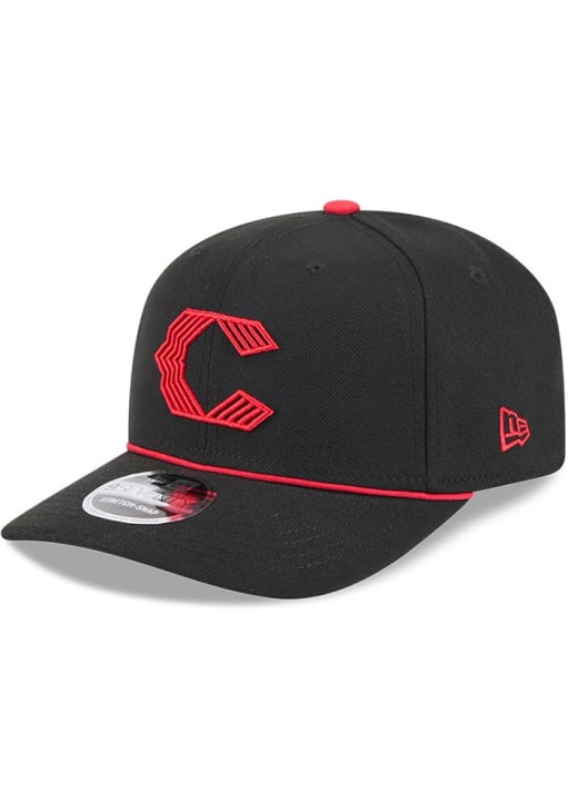 New Era Cincinnati Reds BLACK 2025 City Connect Official 9SEVENTY