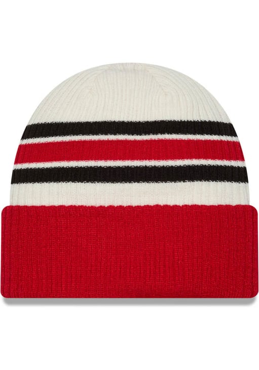 New Jersey Devils New Era Red Vintage Cuff Knit Hat - 59035966
