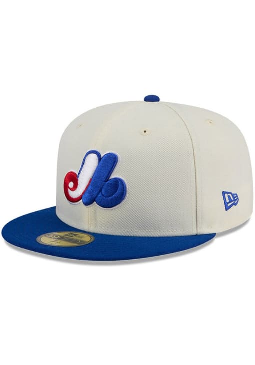 Montreal Expos Mens Retro 2T Evergreen 59FIFTY White New Era