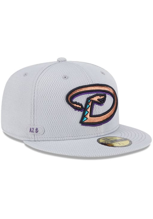 Arizona Diamondbacks Mens 2025 Clubhouse 59FIFTY GREY New Era