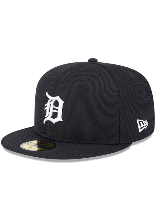 Detroit Tigers Mens 2025 Clubhouse Modern Crown 59FIFTY BLACK New