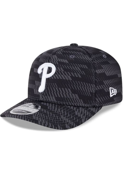 ニューエラ　ゴルフ　adjustable New Era Philadelphia Phillies BLACK 2025 Clubhouse Alt Stretch