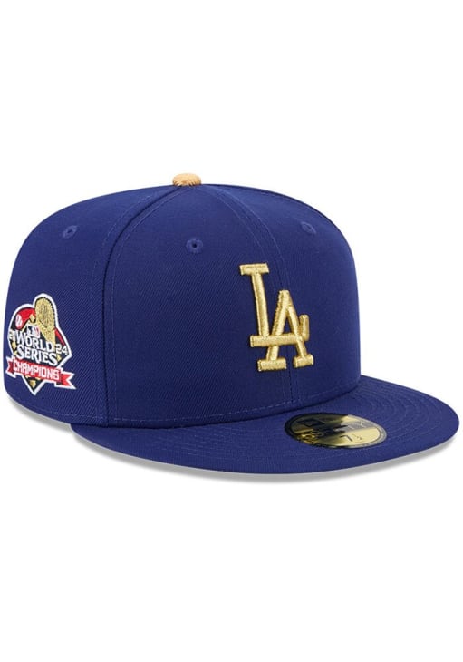 Los Angeles Dodgers Mens 2025 Gold Collection 59FIFTY ROYAL New