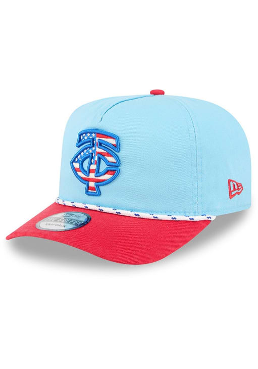 Minnesota Twins New Era LIGHT BLUE 2025 MLB 4th of July Golfer