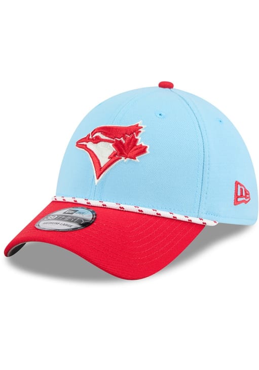 Toronto Blue Jays Mens 2025 MLB 4th of July 39THIRTY LIGHT BLUE
