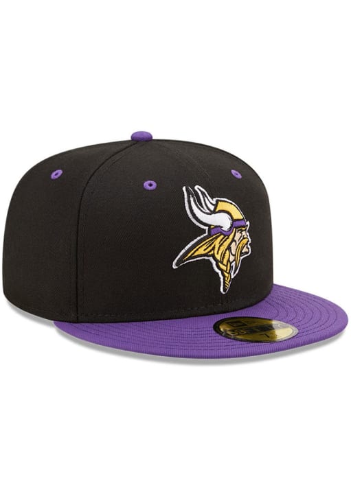 Minnesota Vikings Mens Basic 59FIFTY BLACK New Era Fitted Hat