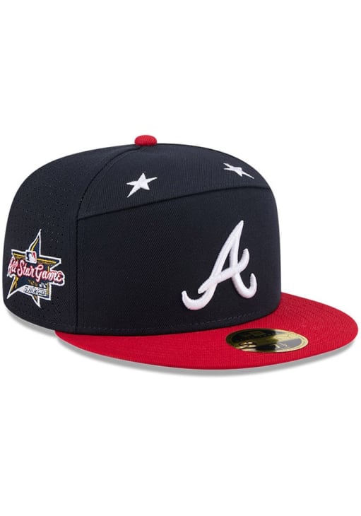 Atlanta Braves Mens 2025 All Star Game Split Panel 59FIFTY NAVY